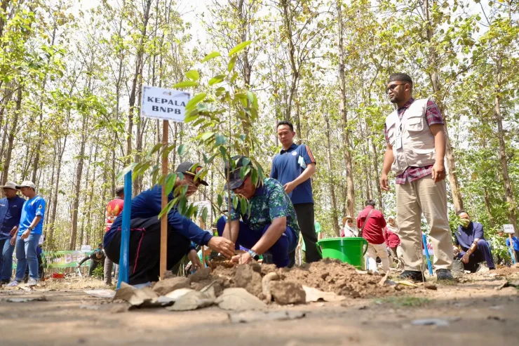 Mojokerto Tanam 4.075 Bibit Pohon untuk Mitigasi Risiko Bencana