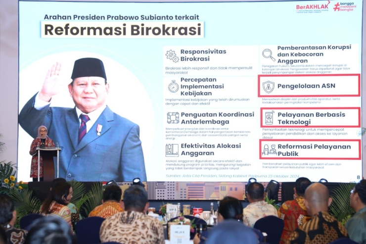 Setahun Kabinet Merah Putih: Kementerian PANRB Cetak Capaian Nyata Reformasi Birokrasi