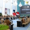 Airlangga Hadiri Sidang Kabinet, Prabowo Tekankan Percepatan Ekonomi Nasional