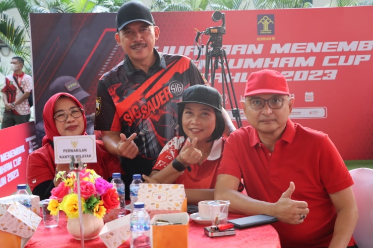 Kejuaraan Menembak Menkumham Cup 2023, Kakanwil: “Wujudkan Sportivitas dan Fokus dalam Pelayanan”