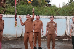 Bupati Mentawai Buka Turnamen Voli Pelajar, Utamakan Sportivitas