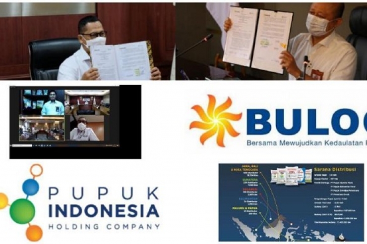 Pupuk Indonesia Sinergi dengan Perum Bulog dalam Memperkuat Program Agro-Solution