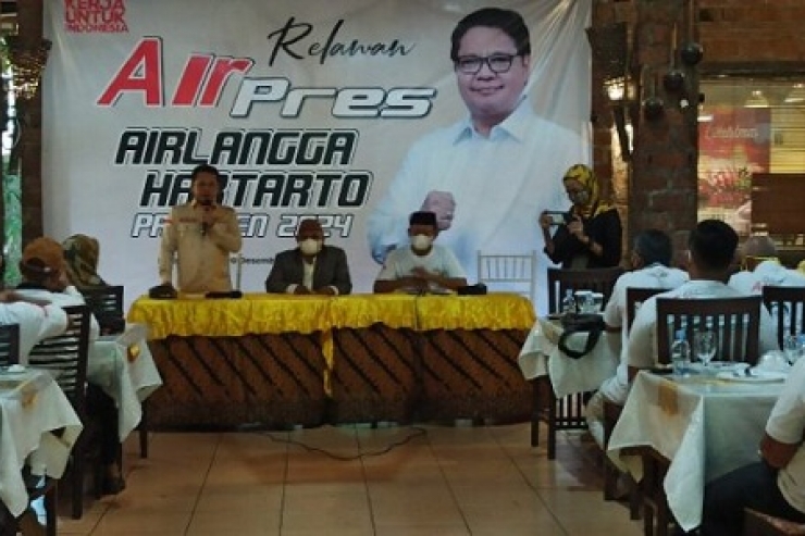 Relawan Airpres Semarang Dukung Airlangga Menangkan Pilpres 2024