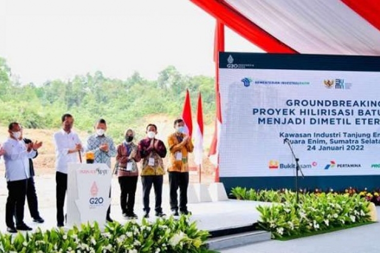 Bukit Asam Komitmen Laksanakan Hilirisasi Batu Bara Menjadi DME