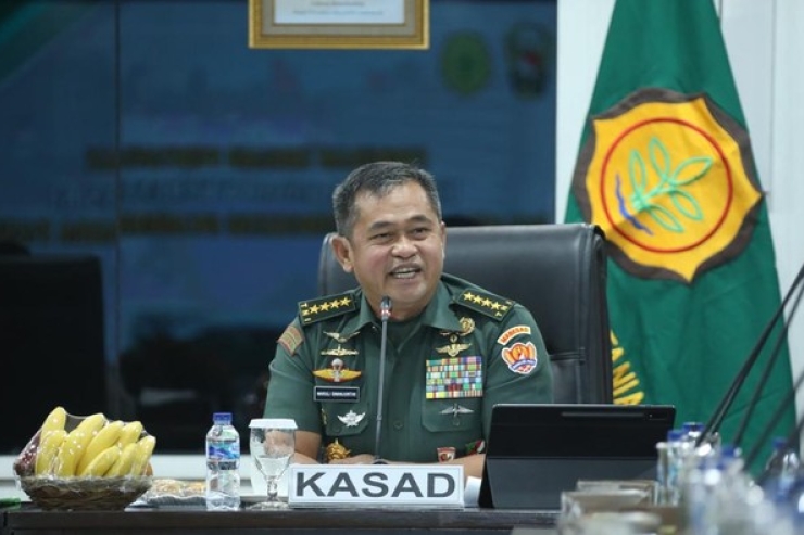 Mengawal Penguatan Infrastruktur Irigasi, Jenderal Maruli : TNI AD Dukung Penuh Program Swasembada Pangan